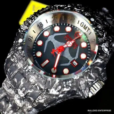 Pre-owned Invicta Reserve Star Wars Hydromax Galatic Empire Swiss Mvt Black Watch 52mm