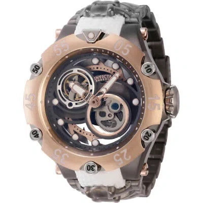 Pre-owned Invicta Reserve Venom Cobra Automatic Gunmetal Dial Men's Watch 43929