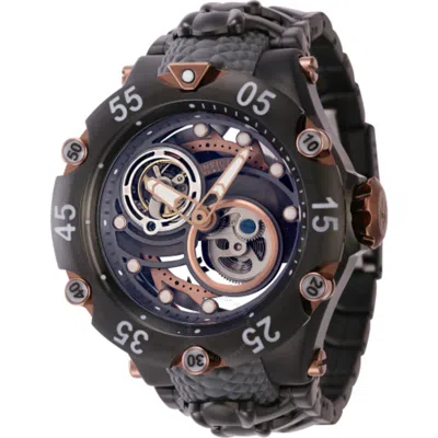 Invicta Reserve Venom Cobra Automatic Men's Watch 43917 In Brown/grey/gunmetal/two Tone/silver Tone/black