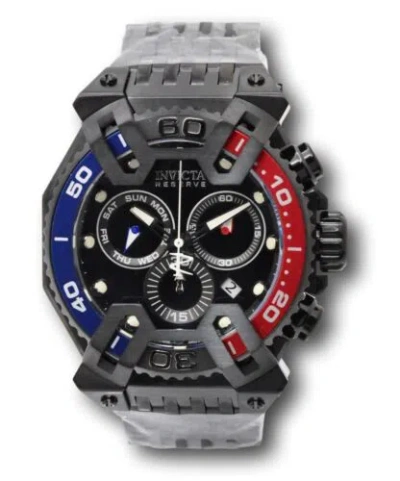 Pre-owned Invicta Reserve X-wing Gen Ii Men's 48mm Black Swiss Chrono Bracelet Watch 42915