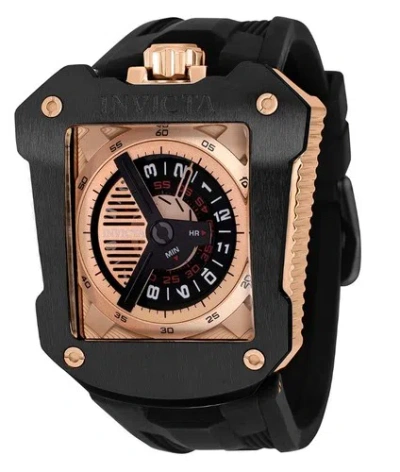 Pre-owned Invicta S1 Rally Automatic Men's 48mm Jm Limited Ed. Rose Gold Watch 41649 Rare