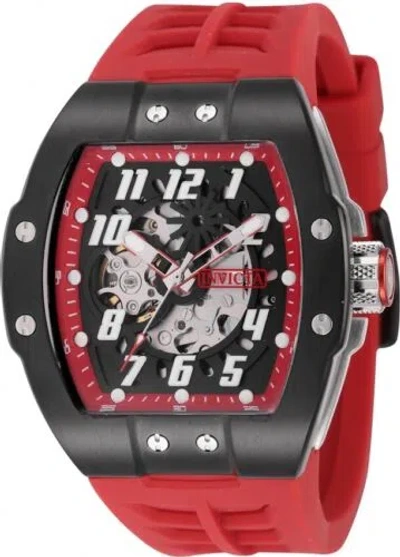 Pre-owned Invicta S1 Rally Automatic Men's Watch - 44mm, Red (44891) Stores Exclusive