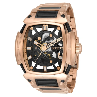 Invicta Open Box -  S1 Rally Automatic Men's Watch 34634 In Black / Gold / Gold Tone / Rose / Rose Gold / Rose Gold Tone / White