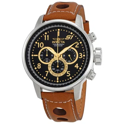 Invicta S1 Rally Chronograph Black Dial Men's Watch 23597 In Brown