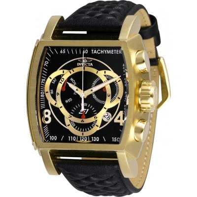 Invicta S1 Rally Chronograph Black Dial Men's Watch 27932 In Black / Gold Tone