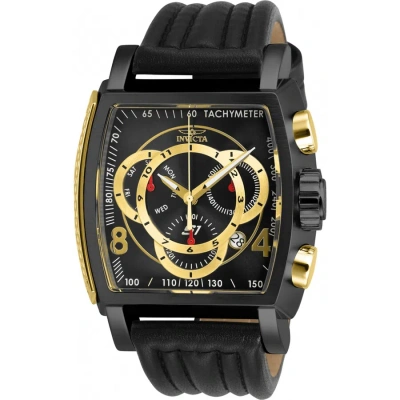 Invicta S1 Rally Chronograph Black Dial Men's Watch 27943 In Black / Gold Tone