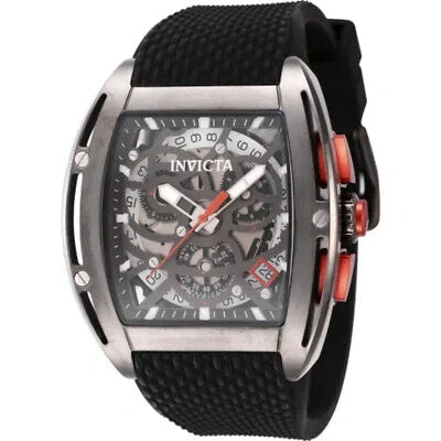 Pre-owned Invicta S1 Rally Chronograph Date Quartz Grey Dial Men's Watch 45183