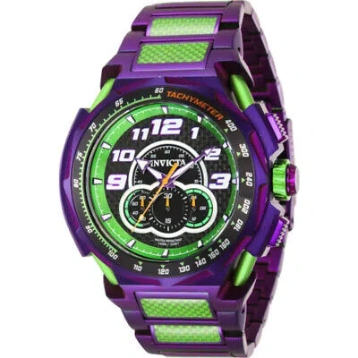 Pre-owned Invicta S1 Rally Chronograph Gmt Quartz Black Dial Men's Watch 43790