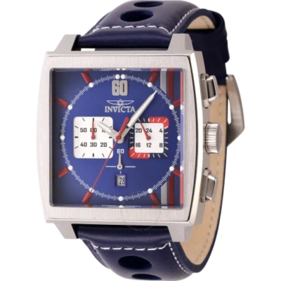 Invicta S1 Rally Chronograph Gmt Quartz Men's Watch 44749 In Blue