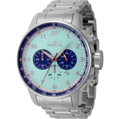Invicta S1 Rally Chronograph Gmt Quartz Men's Watch 44949 In Blue / Turquoise / White