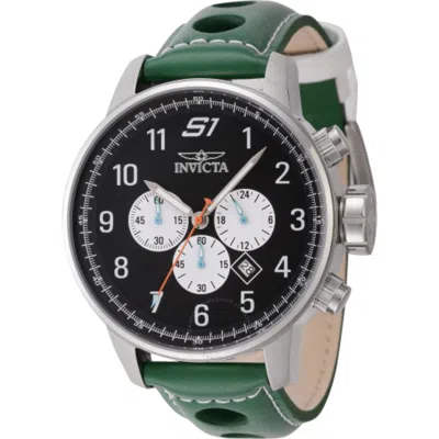 Invicta S1 Rally Chronograph Gmt Quartz Men's Watch 44952 In Green