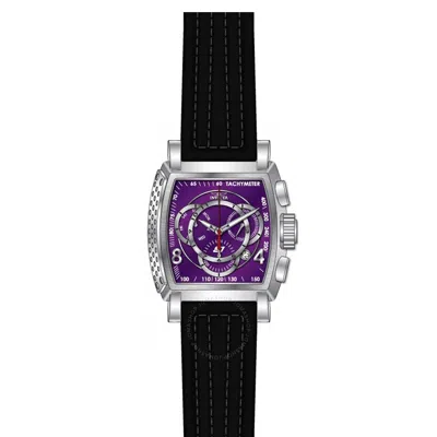 Invicta S1 Rally Chronograph Purple Dial Men's Watch 27940 In Black