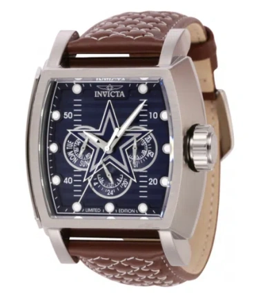 Pre-owned Invicta S1 Rally Nfl Dallas Cowboys Men's 48mm Limited Edition Watch 45076