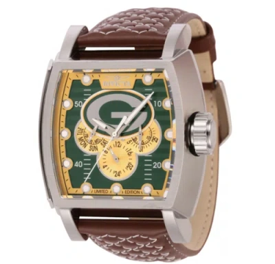 Pre-owned Invicta S1 Rally Nfl Green Bay Packers Men's 48mm Limited Edition Watch 45087
