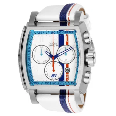 Pre-owned Invicta S1 Rally Race Team Swiss Ronda Z60 Caliber Men's Watch - 48mm, Blue, Whi