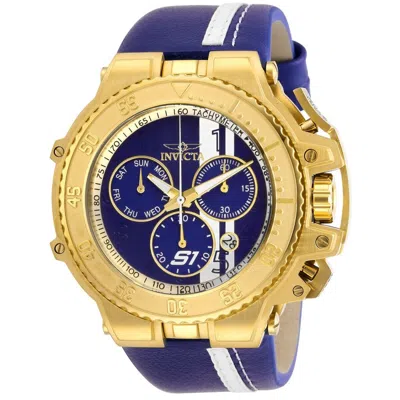 Pre-owned Invicta S1 Rally Race Team Swiss Ronda Z60 Caliber Men's Watch - 58.5mm, Blue, W