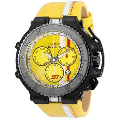 Pre-owned Invicta S1 Rally Race Team Swiss Ronda Z60 Caliber Men's Watch - 58.5mm, White,