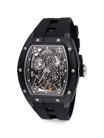 Invicta S1 Rally Skeleton 44mm Watch In Black