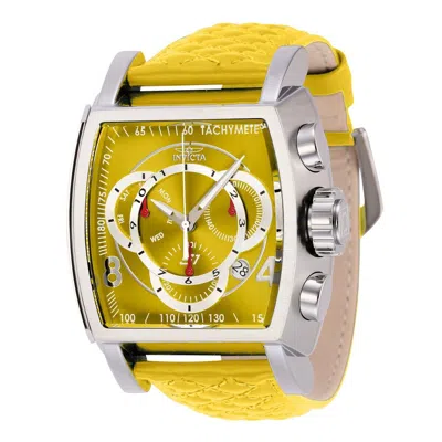 Pre-owned Invicta S1 Rally Swiss Ronda Z60 Fe Caliber Men's Watch - 48mm, Yellow (44033)