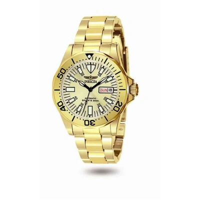 Invicta Sapphire Diver Champagne Dial Yellow Gold-plated Men's Watch 7047 In Champagne / Gold