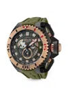 Invicta 씨 헌터 크로노그래프 57mm 시계 In Green