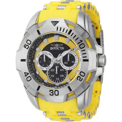 Invicta Sea Spider Gmt Quartz Yellow And Black Dial Men's Watch 44126