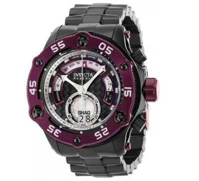 Pre-owned Invicta Shaq Diamond Men's 52mm .27 Ctw Diamonds Swiss Chrono Watch 37494