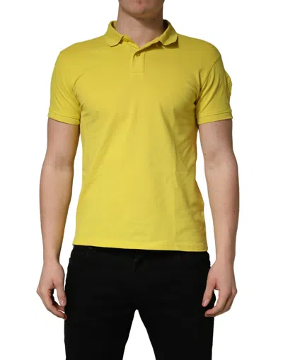 Pre-owned Invicta Short Sleeve Pique Men Cotton Polo Shirt Men's T-shirt () In Yellow