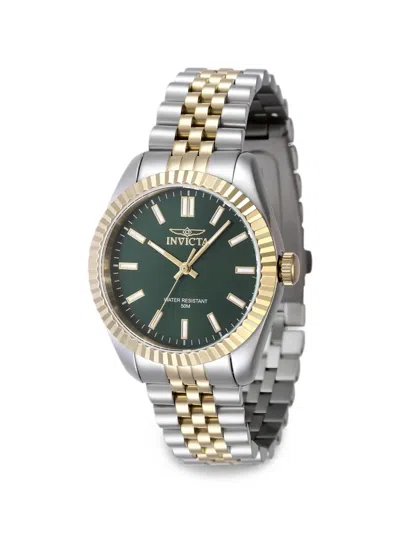 Invicta Specialty 36mm Fluted Bezel Watch In Metallic