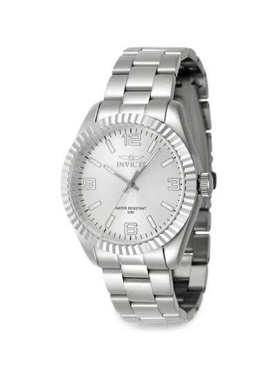 Invicta Specialty 36mm Fluted Bezel Watch In Metallic