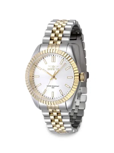 Invicta Specialty 36mm Fluted Bezel Watch In Metallic