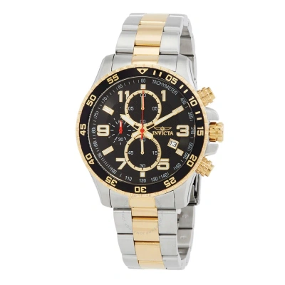 Invicta Specialty Chronograph Black Dial Men's Watch 14876 In Black / Gold Tone