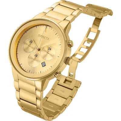 Invicta Specialty Chronograph Bracelet Watch, 43mm In Gold