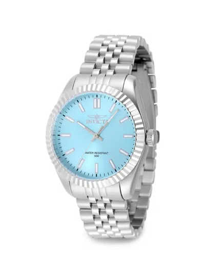 Invicta Specialty Fluted Bezel 36mm Watch In Blue