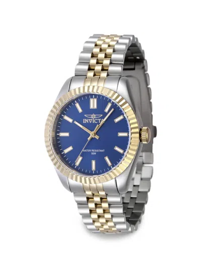 Invicta Specialty Fluted Bezel 36mm Watch In Blue