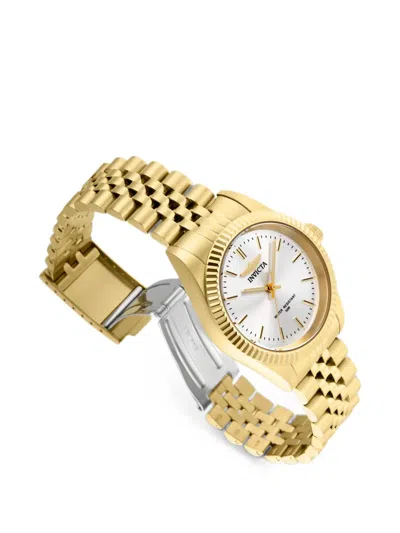 Invicta Specialty Fluted Bezel 36mm Watch In Gold