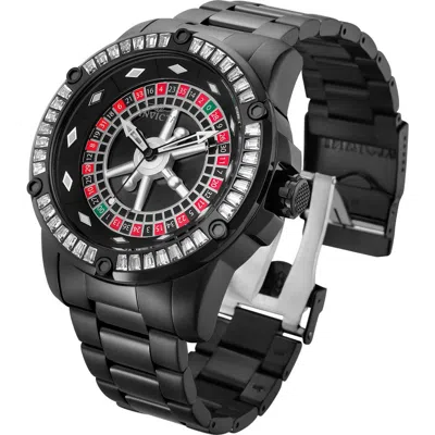 Invicta Specialty Roulette Automatic Bracelet Watch, 52mm In Black