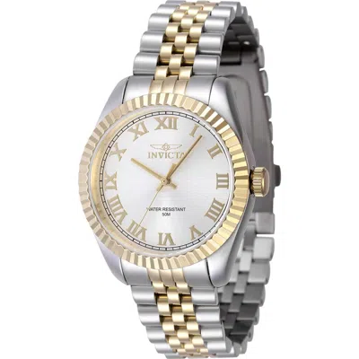 Invicta Specialty Two Tone Bracelet Watch, 36mm In Multi