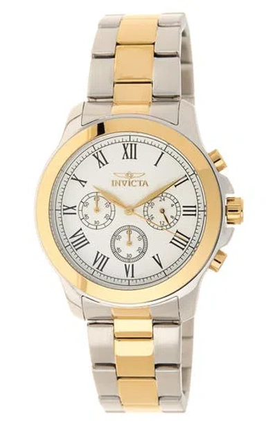 Invicta Specialty Two-tone Quartz Bracelet Watch, 44mm X 12mm