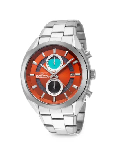 Invicta 스피드웨이 크로노그래프 45mm 시계 In Metallic