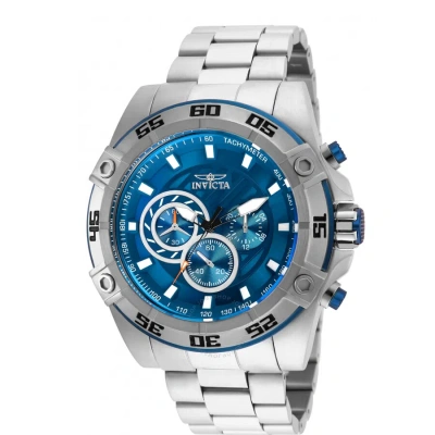 Invicta Speedway Chronograph Blue Dial Men's Watch 25534 In Blue / Silver
