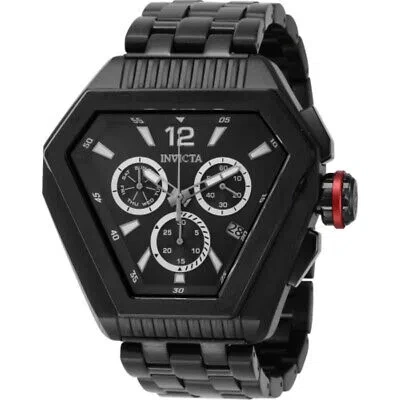 Pre-owned Invicta Speedway Chronograph Date Quartz Black Dial Men's Watch 46099
