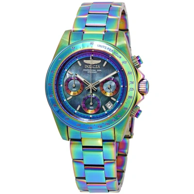 Invicta Speedway Chronograph Men's Watch 23941 In Black / Iridescent / Mother Of Pearl