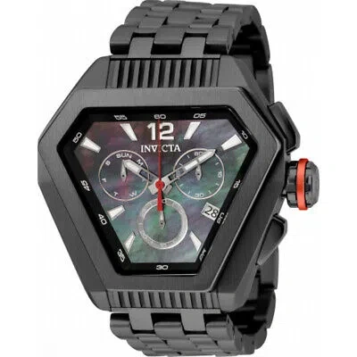 Pre-owned Invicta Speedway Chronograph Quartz Black Dial Men's Watch 35311