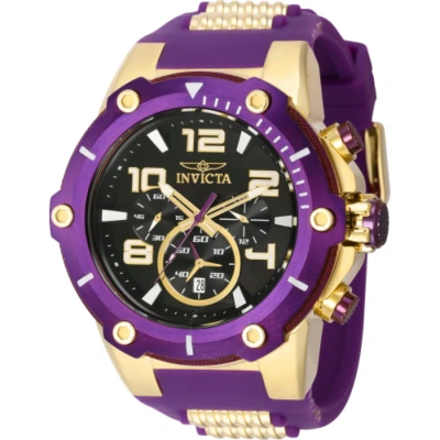 Invicta Speedway Chronograph Quartz Purple Dial Men's Watch 40895