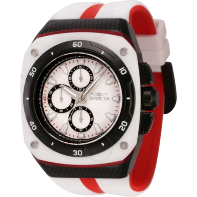 Invicta Speedway Chronograph Quartz White Dial Men's Watch 46109 In Black / White