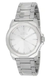 Invicta Speedway Three Hand Quartz Stainless Steel Bracelet Watch, 42mm