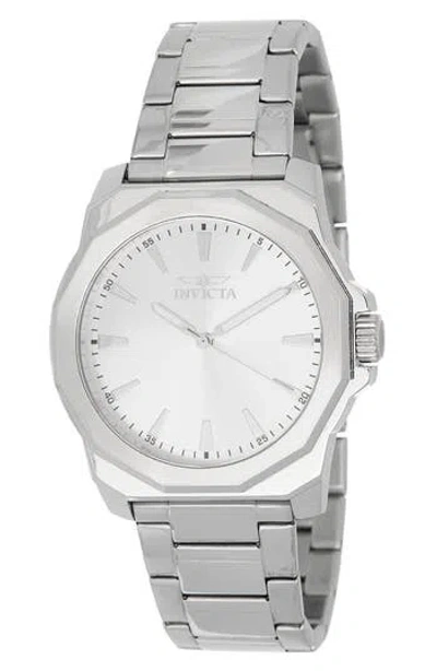 Invicta Speedway Three Hand Quartz Stainless Steel Bracelet Watch, 42mm