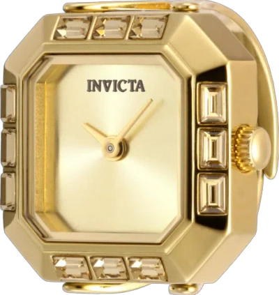 Invicta Stainless Steel Gold Watch