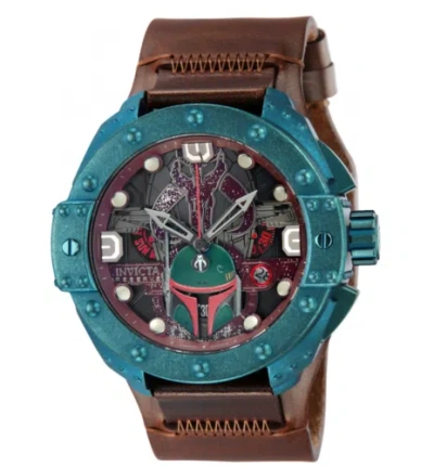 Pre-owned Invicta Star Wars Boba Fett Men's 52mm Limited Swiss Chrono Watch 44298